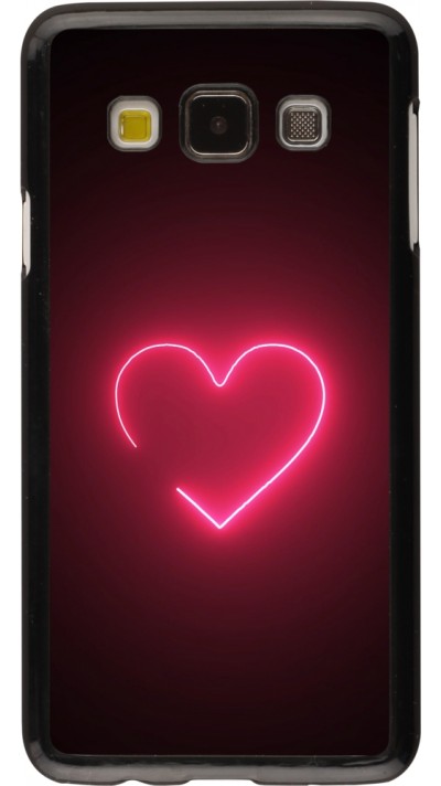 Coque Samsung Galaxy A3 (2015) - Valentine 2023 single neon heart