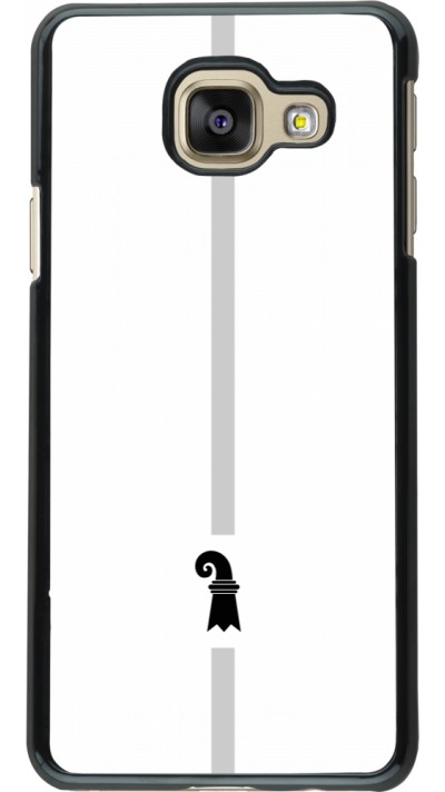 Samsung Galaxy A3 (2016) Case Hülle - Kanton BS weiss