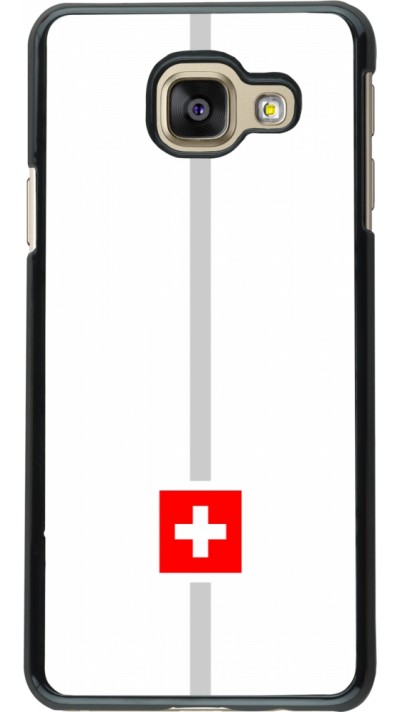 Samsung Galaxy A3 (2016) Case Hülle - Kanton CH weiss