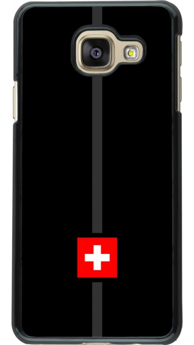 Samsung Galaxy A3 (2016) Case Hülle - Kanton CH schwarz