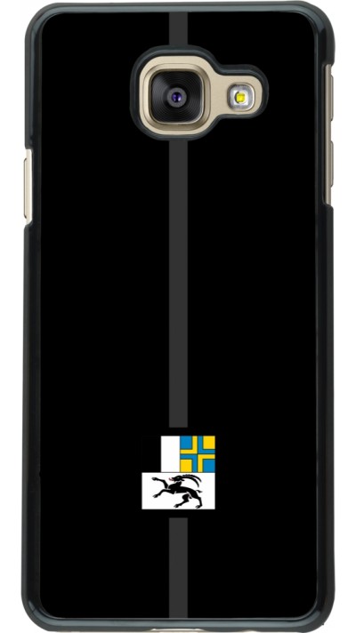Samsung Galaxy A3 (2016) Case Hülle - Kanton GR schwarz