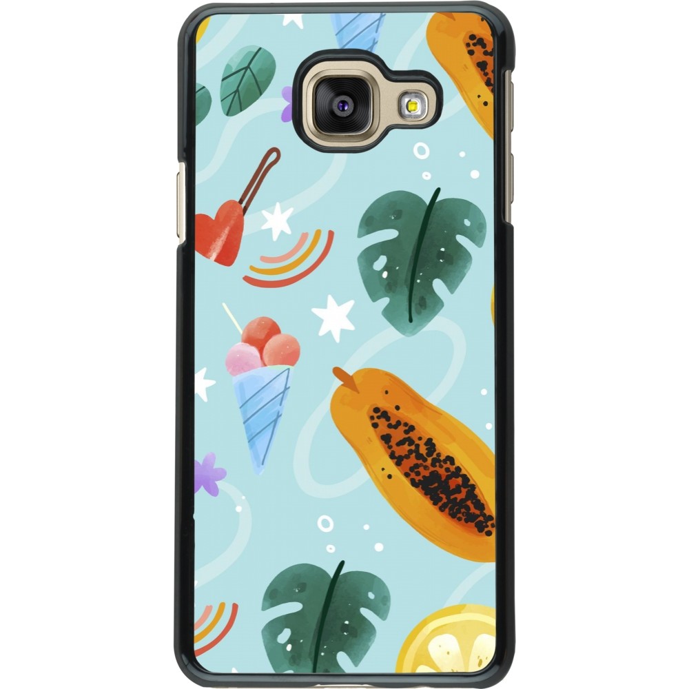 Coque Samsung Galaxy A3 (2016) - Summer 2025 Pattern papaya
