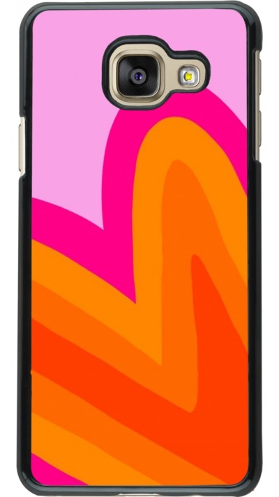 Coque Samsung Galaxy A3 (2016) - Valentine 2024 heart gradient
