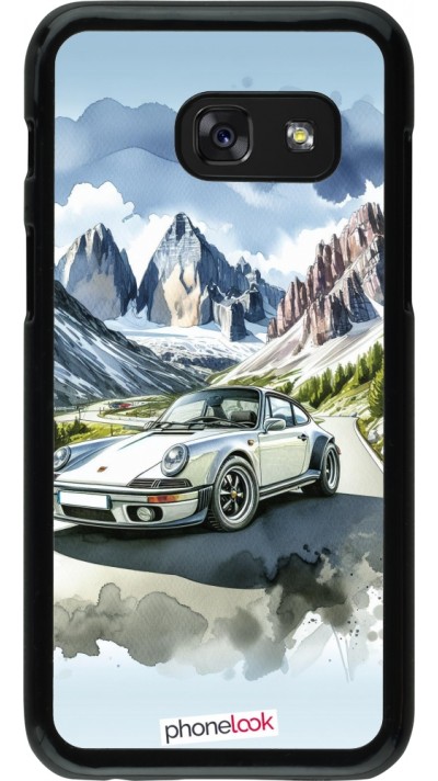 Coque Samsung Galaxy A3 (2017) - Porsche 911 Mountain Watercolor