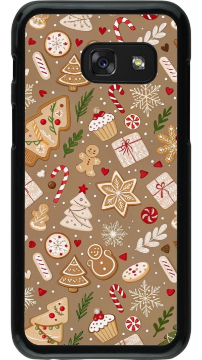 Coque Samsung Galaxy A3 (2017) - Christmas 25 Pattern Ginger Cookie