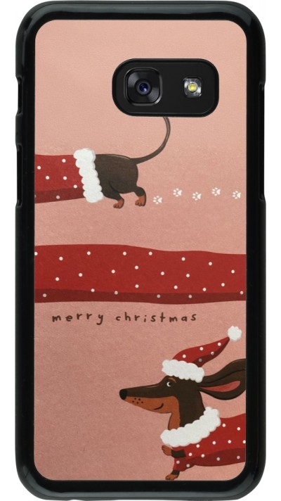 Coque Samsung Galaxy A3 (2017) - Christmas 25 Teckel Merry Xmas