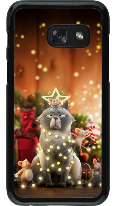 Coque Samsung Galaxy A3 (2017) - Christmas 25 Xmas Cat