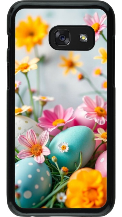 Coque Samsung Galaxy A3 (2017) - Easter 2026 Eggs with flowers