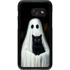 Coque Samsung Galaxy A3 (2017) - Halloween 2025 Ghost with black cat