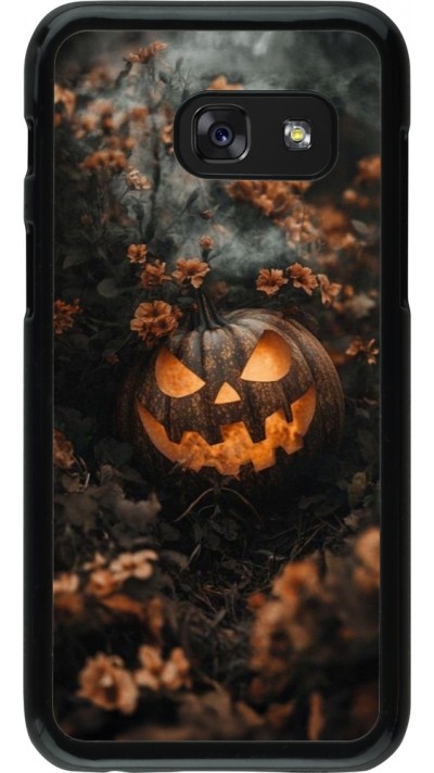 Coque Samsung Galaxy A3 (2017) - Halloween 2025 Pumpkin with flowers