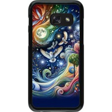 Samsung Galaxy A3 (2017) Case Hülle - Fliegender Blumen-Eule