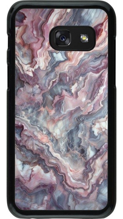 Coque Samsung Galaxy A3 (2017) - Marbre violette argentée