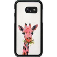 Samsung Galaxy A3 (2017) Case Hülle - Pink Girafe Paint