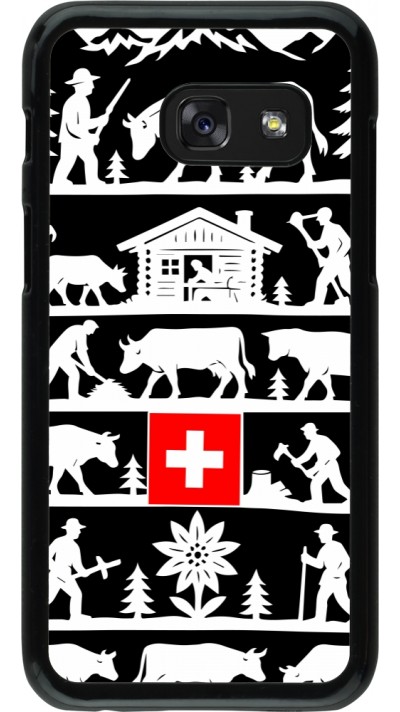 Coque Samsung Galaxy A3 (2017) - Poya Suisse 1 noir