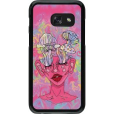 Samsung Galaxy A3 (2017) Case Hülle - Psychedelic pink mushroom