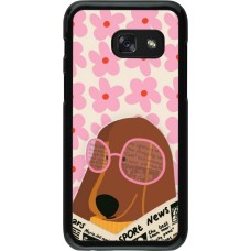 Coque Samsung Galaxy A3 (2017) - Dog with newspaper Spring 2026