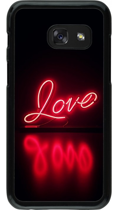 Coque Samsung Galaxy A3 (2017) - Valentine 2025 Neon Love