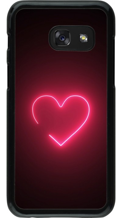 Coque Samsung Galaxy A3 (2017) - Valentine 2023 single neon heart