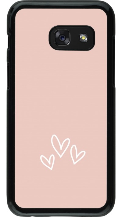Coque Samsung Galaxy A3 (2017) - Valentine 2023 three minimalist hearts
