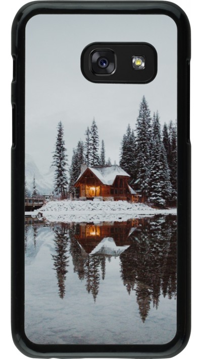 Coque Samsung Galaxy A3 (2017) - Winter 25 Winter house forest afternoon