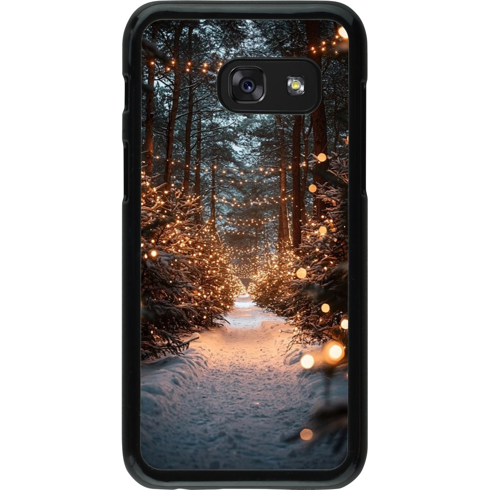 Coque Samsung Galaxy A3 (2017) - Winter 25 Winter snowy road