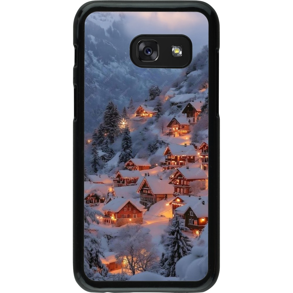 Coque Samsung Galaxy A3 (2017) - Winter 25 Winter snowy village