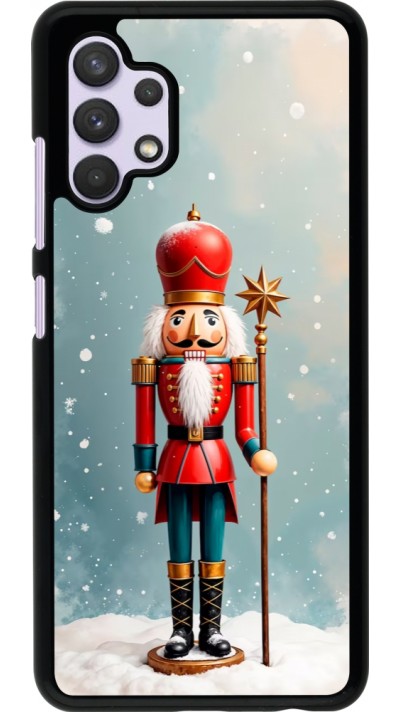 Coque Samsung Galaxy A32 - Christmas 25 Nutcracker Snow