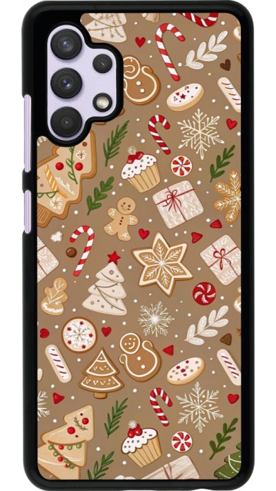 Coque Samsung Galaxy A32 - Christmas 25 Pattern Ginger Cookie