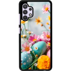 Coque Samsung Galaxy A32 - Easter 2026 Eggs with flowers