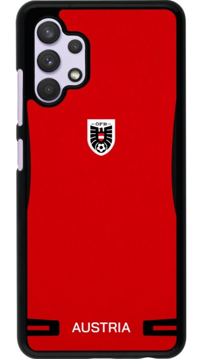 Coque Samsung Galaxy A32 - Maillot de football Autriche 2026 personnalisable