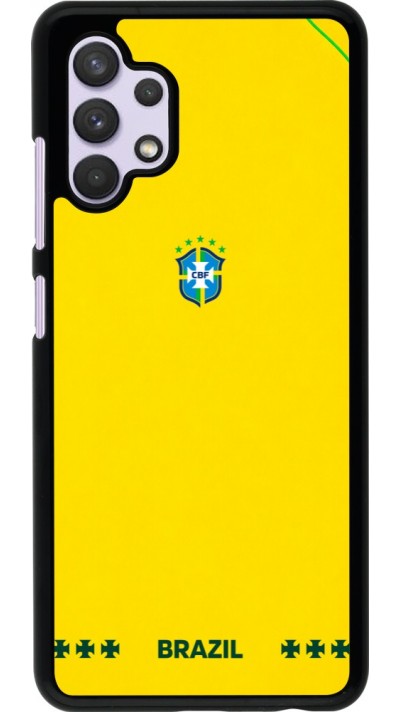 Coque Samsung Galaxy A32 - Maillot de football Bresil 2026 personnalisable