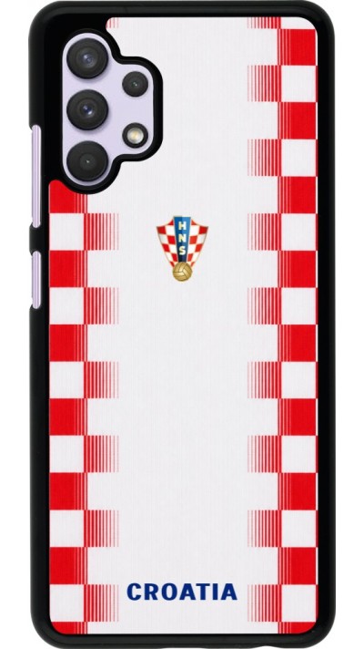 Coque Samsung Galaxy A32 - Maillot de football Croatie 2026 personnalisable