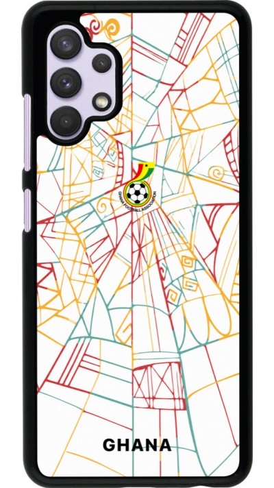 Coque Samsung Galaxy A32 - Maillot de football Ghana 2026 personnalisable