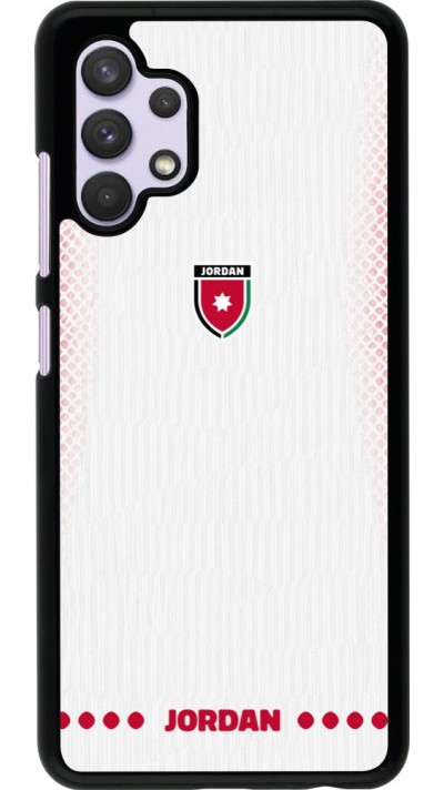 Coque Samsung Galaxy A32 - Maillot de football Jordanie 2026 personnalisable