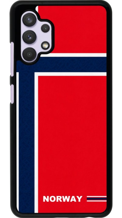 Coque Samsung Galaxy A32 - Maillot de football Norvège 2026 personnalisable