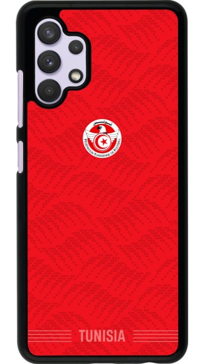 Coque Samsung Galaxy A32 - Maillot de football Tunisie 2026 personnalisable