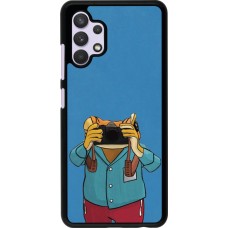 Coque Samsung Galaxy A32 - Frog with camera DTMF
