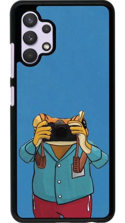 Coque Samsung Galaxy A32 - Frog with camera DTMF