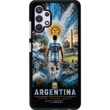 Coque Samsung Galaxy A32 - Football Argentine splash 2026