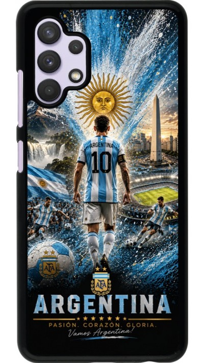 Coque Samsung Galaxy A32 - Football Argentine splash 2026