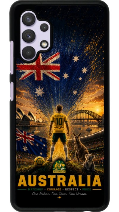 Coque Samsung Galaxy A32 - Football Australie splash 2026