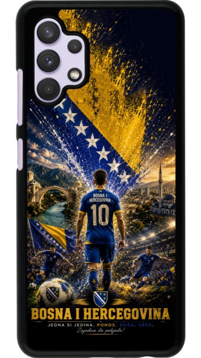Coque Samsung Galaxy A32 - Football Bosnie-Herzégovine splash 2026