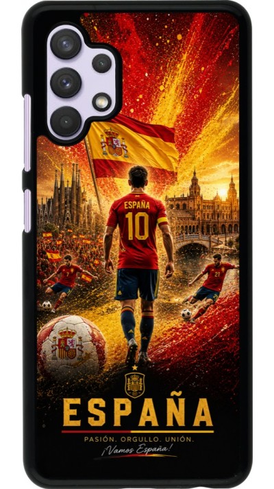 Coque Samsung Galaxy A32 - Football Espagne splash 2026