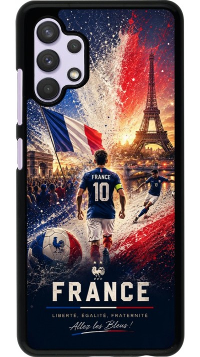 Coque Samsung Galaxy A32 - Football France splash 2026