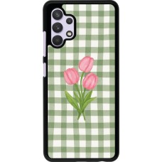 Coque Samsung Galaxy A32 - Green vichy tulips Spring 2026