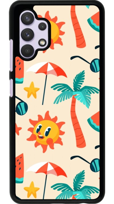Coque Samsung Galaxy A32 - Summer 2025 Pattern soleil