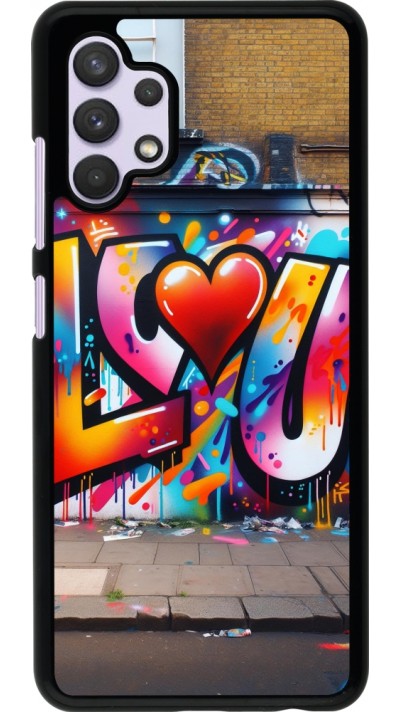 Coque Samsung Galaxy A32 - Valentine 2025 Love U Tag