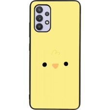 Coque Samsung Galaxy A32 - Silicone rigide noir Easter 2026 Little chicken