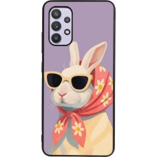 Coque Samsung Galaxy A32 - Silicone rigide noir Easter 2026 Rabbit with scarf