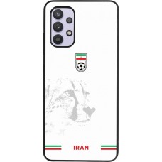 Coque Samsung Galaxy A32 - Silicone rigide noir Maillot de football Iran 2026 personnalisable